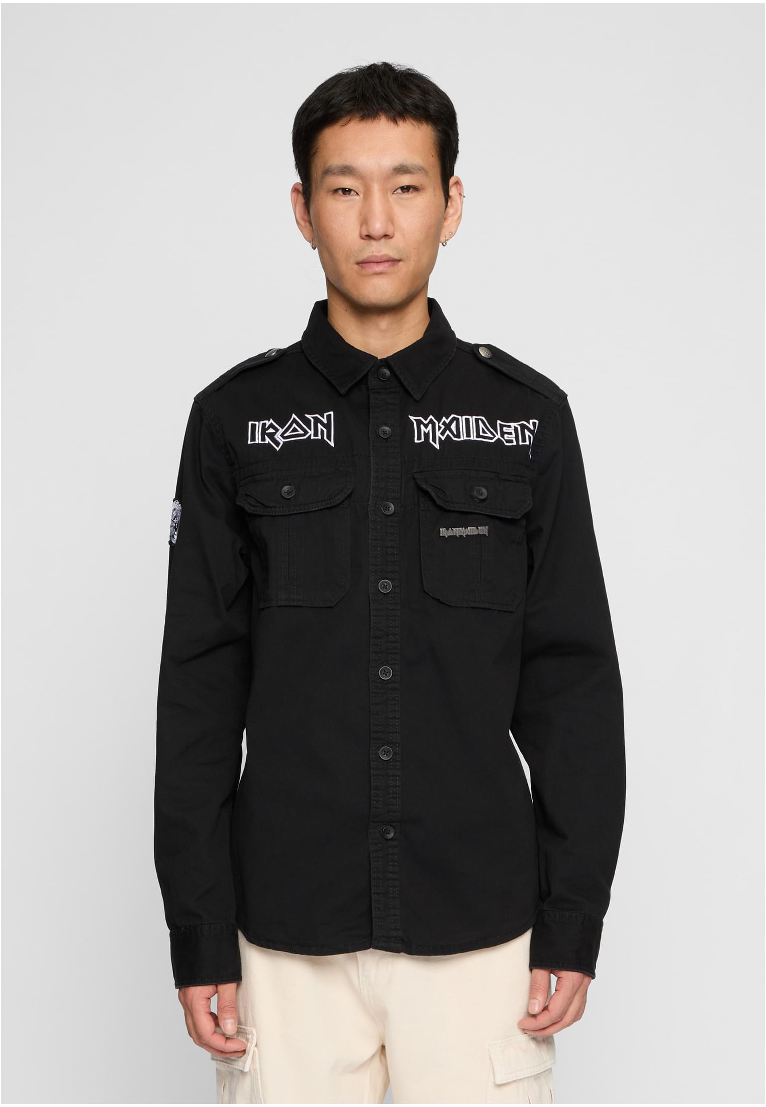 Chemise vintage Iron Maiden à manches longues Eddy