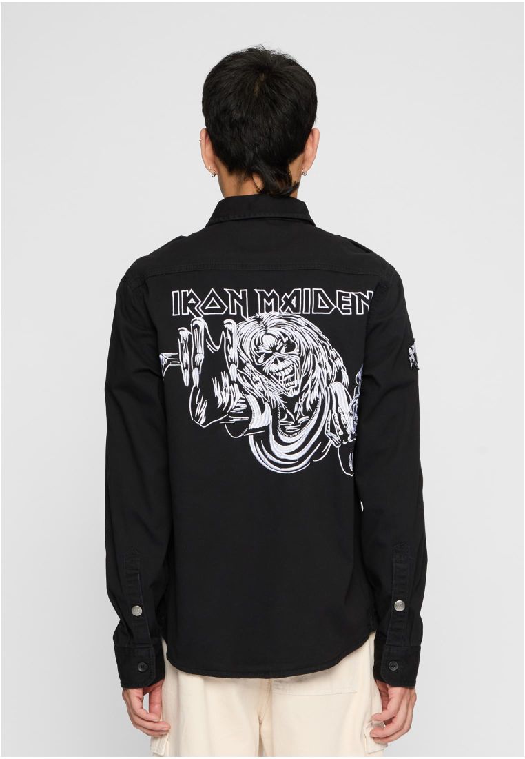 Chemise vintage Iron Maiden à manches longues Eddy
