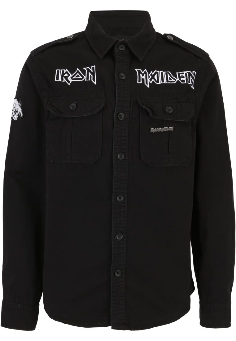 Chemise vintage Iron Maiden à manches longues Eddy