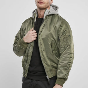 Hooded Ma1 Bomber Jacket Heavy - Brandit