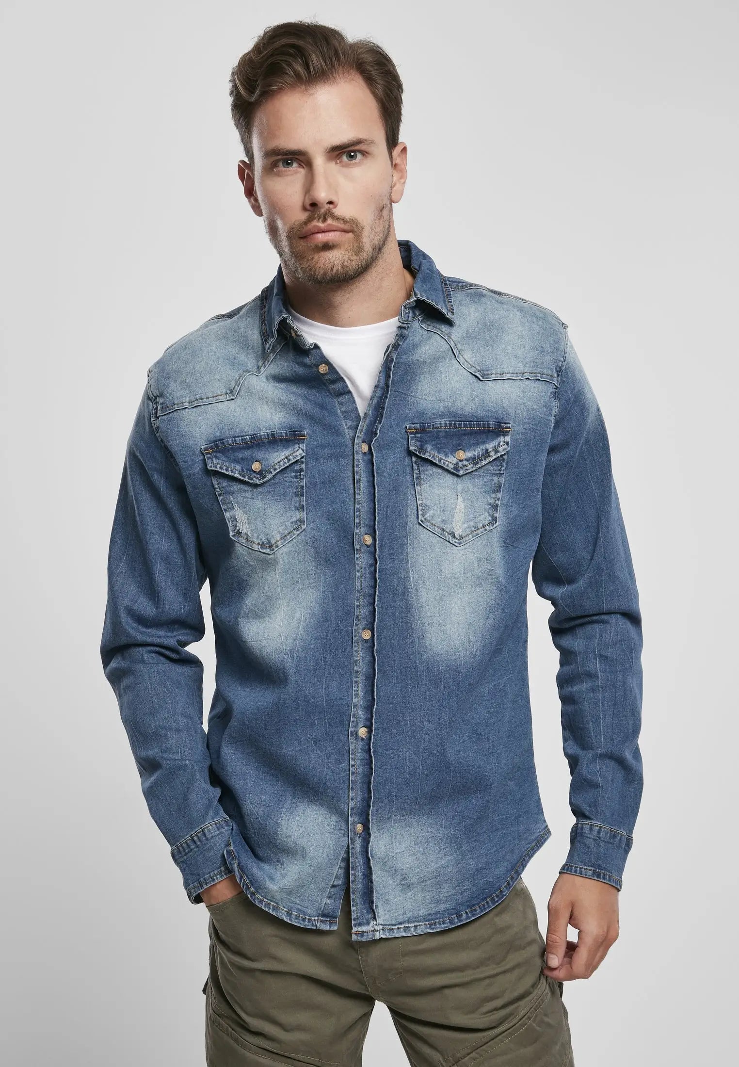 Riley Denim Shirt - Brandit
